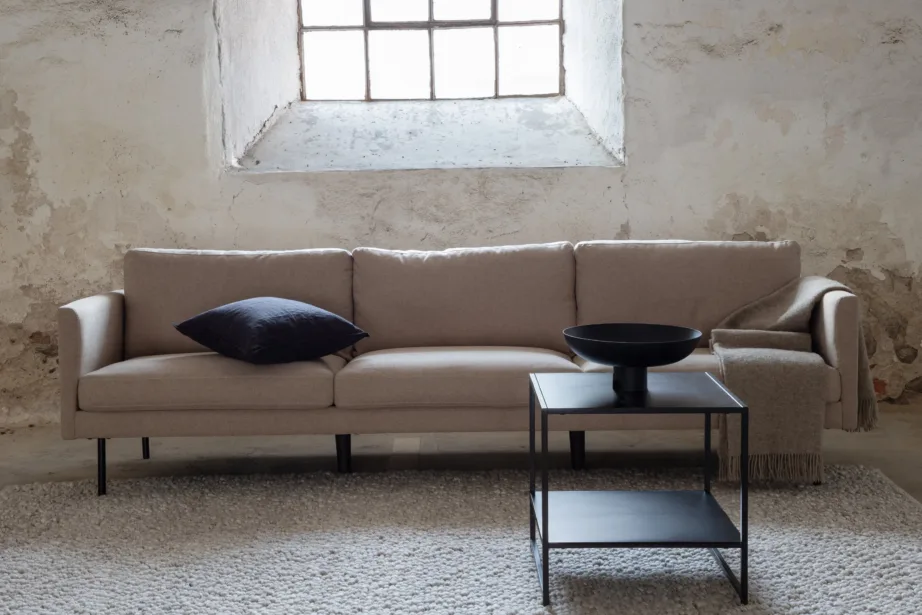 Pruun kolmekohaline diivan Zoom mustade metalljalgadega, 15556-657 – 8