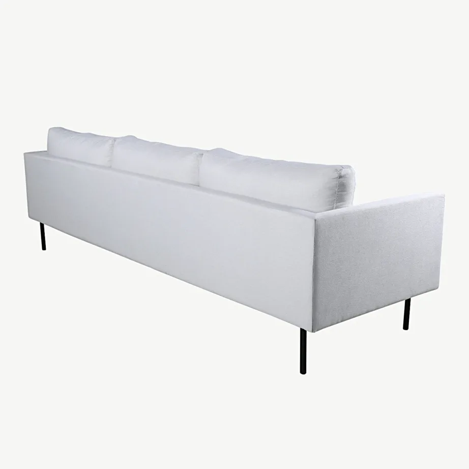 Helebeež põhjamaise disainiga 3-kohaline diivan Zoom mustade metalljalgadega, 15556-660 – 4