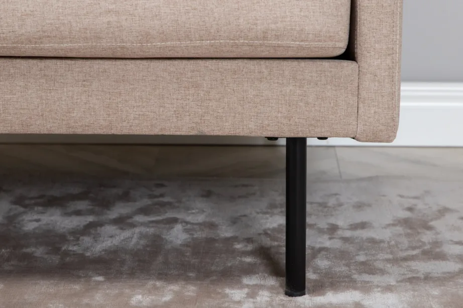 Põhjamaise disainiga beež tugitool Zoom terasjalgadega (polüesterkangas), 15557-657 – 11