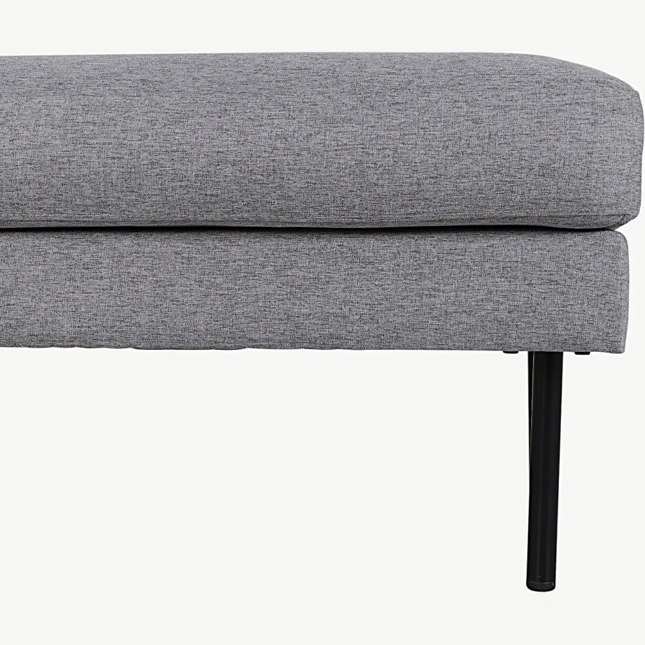 Zoom halli polüestrist tumba mustade metalljalgadega, 15558-655 – 5