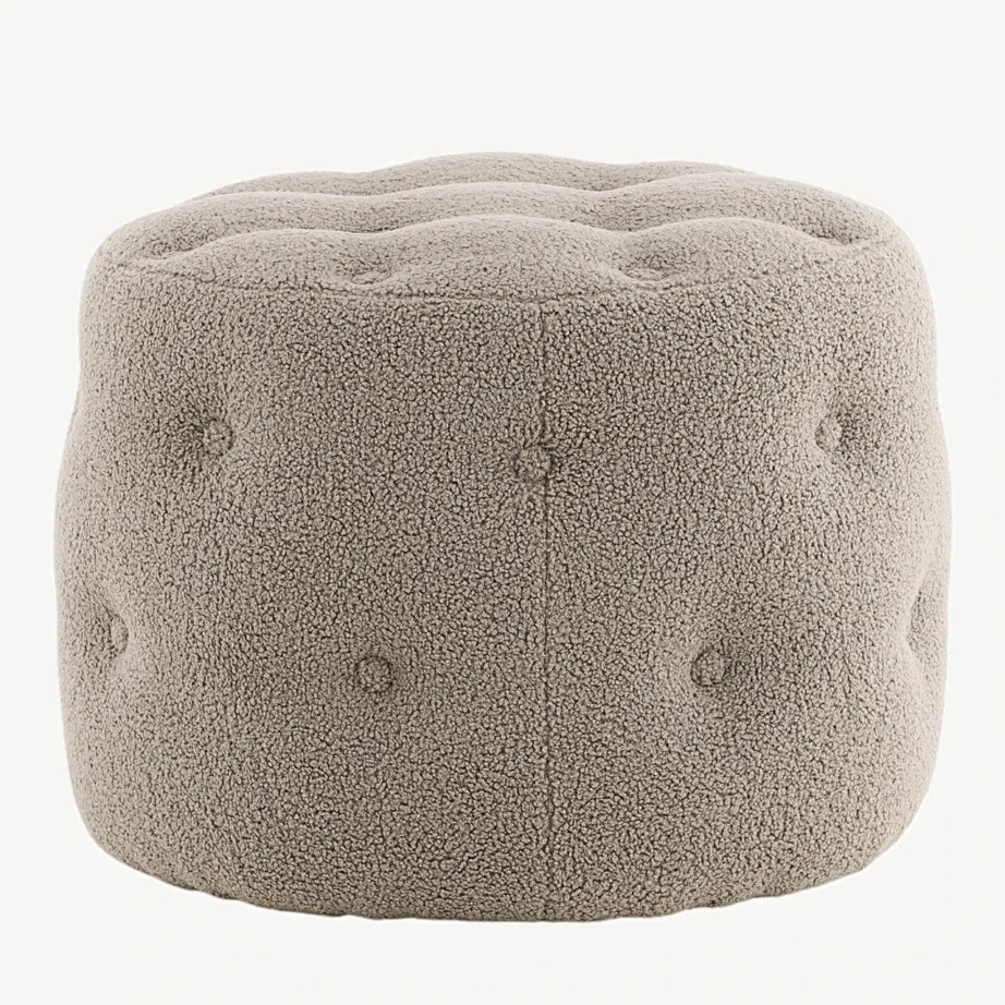 Hallikasbeež buklee-kattega tumba Benjamin, ø55 cm, 15560-405 – 7