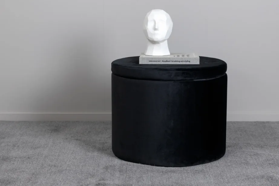 Ümmargune must sametist hoiutumba Dunken eemaldatava kaanega, 15563-888 – 6