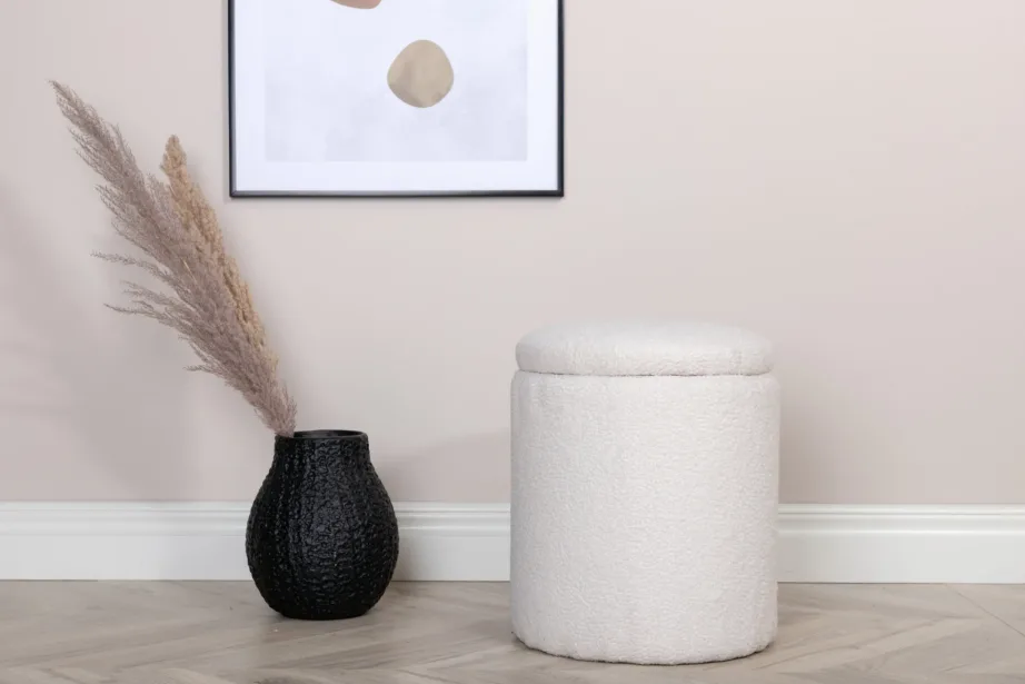 Limpen valge buklee kangast panipaigaga tumb, 15568-400 – 5