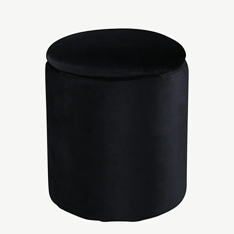 Must sametist panipaigaga tumbaga Limpen (ø32 cm) - 15568-888