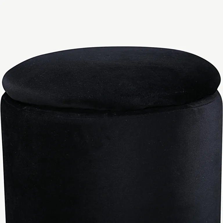 Must sametist panipaigaga tumbaga Limpen (ø32 cm) - 15568-888
