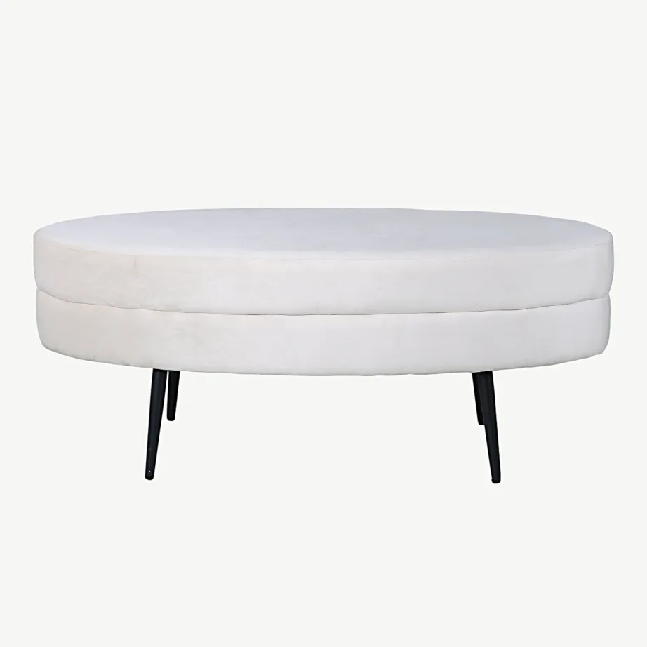 Murdvalgest sametist ottomaan Otto (terasjalad, 100×40 cm), 15569-880 – 2