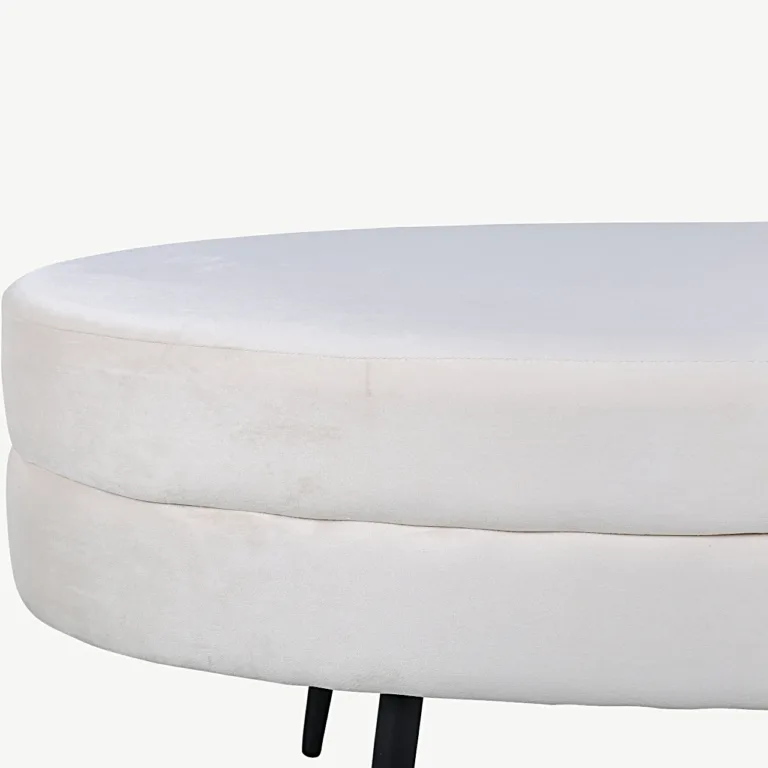Murdvalgest sametist ottomaan Otto (terasjalad, 100×40 cm) - 15569-880