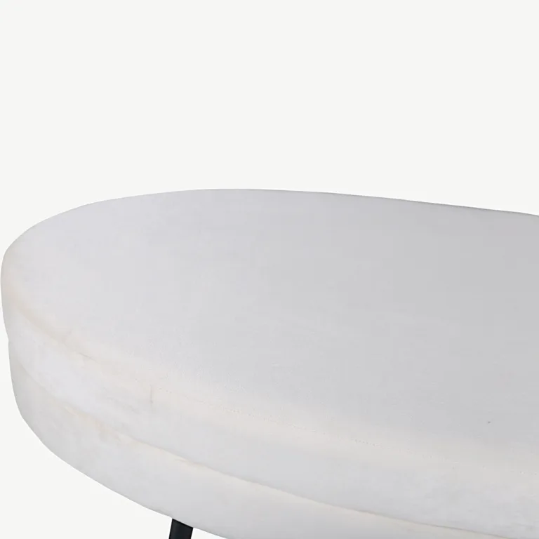 Murdvalgest sametist ottomaan Otto (terasjalad, 100×40 cm) - 15569-880