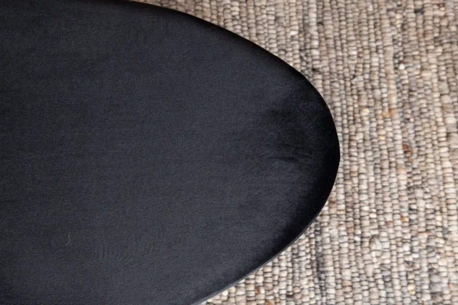 Ovaalne must samettumba Otto kuldsete metalljalgadega, 15569-888 – 12