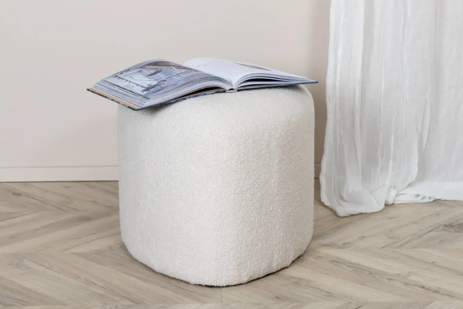 Valge buklee kangaga kolmnurkne tumbaga Peg, 15570-400 – 8