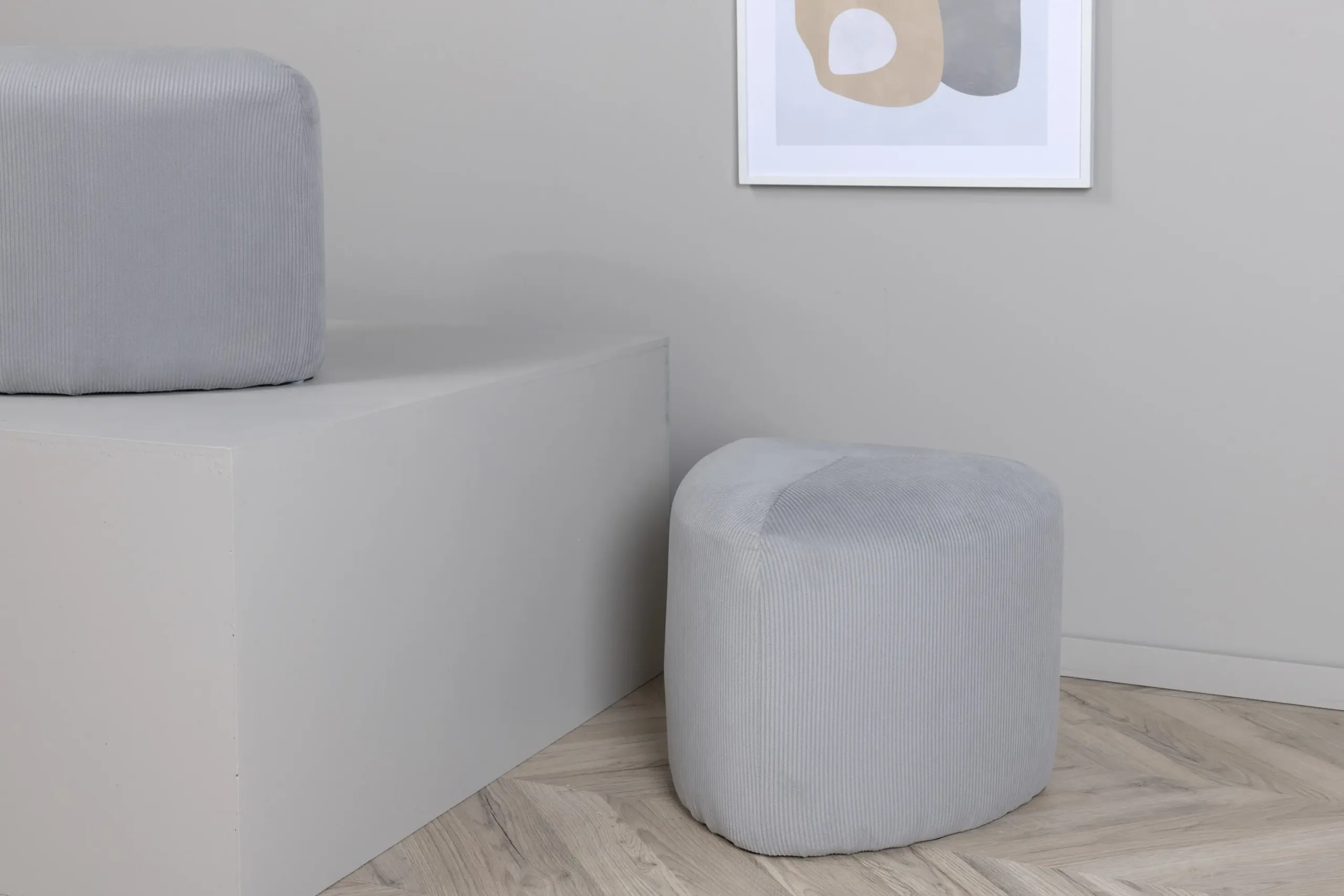 Hallist bukleekangast ümar tumba Peg (ø46 cm) - 15570-995