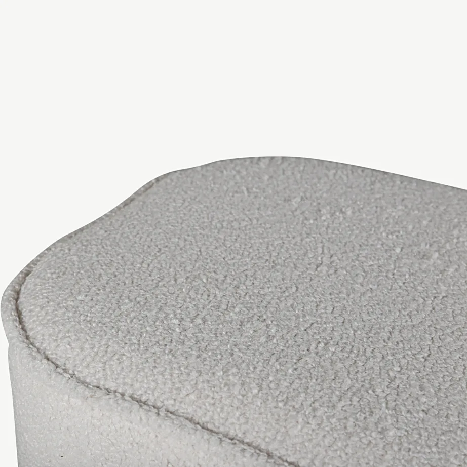 Valge buklee-tumba Piff (Scandi, Ø44 cm), 15572-400 – 4