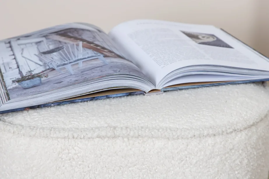 Valge buklee-tumba Piff (Scandi, Ø44 cm), 15572-400 – 8