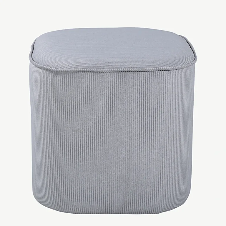 Hallist veluurriidest tumba Piff (ø44 cm, kõrgus 41 cm) - 15572-995