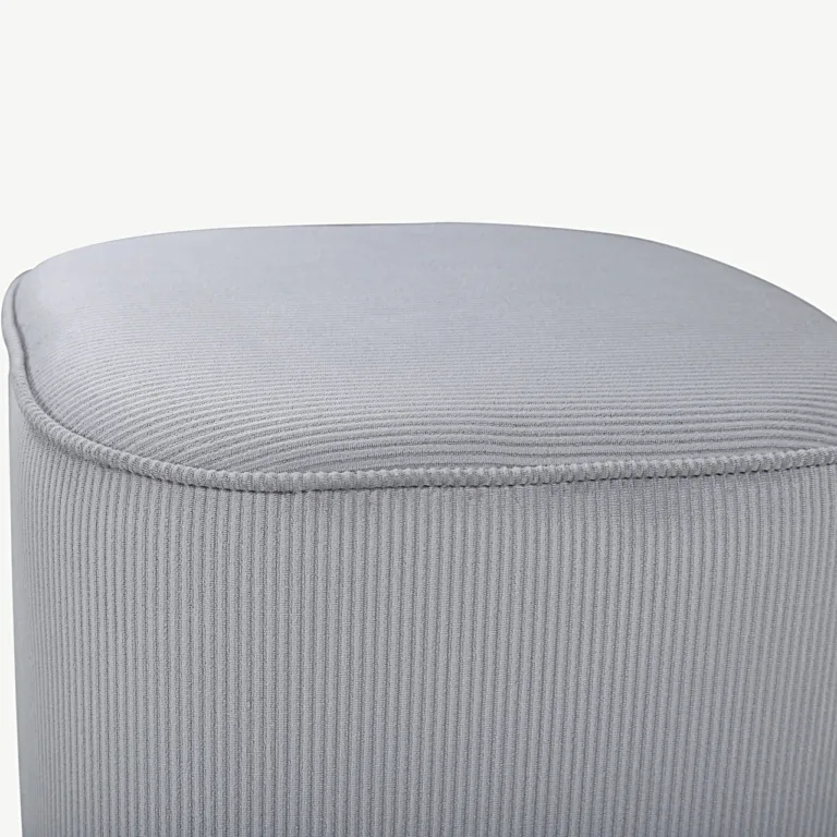 Hallist veluurriidest tumba Piff (ø44 cm, kõrgus 41 cm) - 15572-995