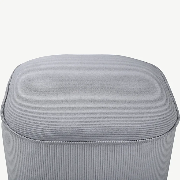 Hallist veluurriidest tumba Piff (ø44 cm, kõrgus 41 cm) - 15572-995
