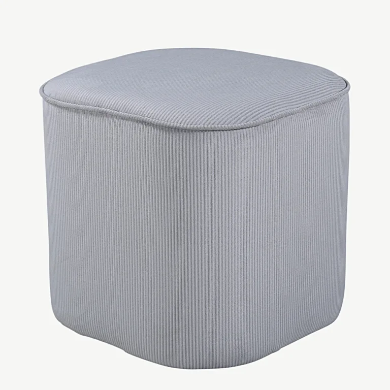 Hallist veluurriidest tumba Piff (ø44 cm, kõrgus 41 cm) - 15572-995