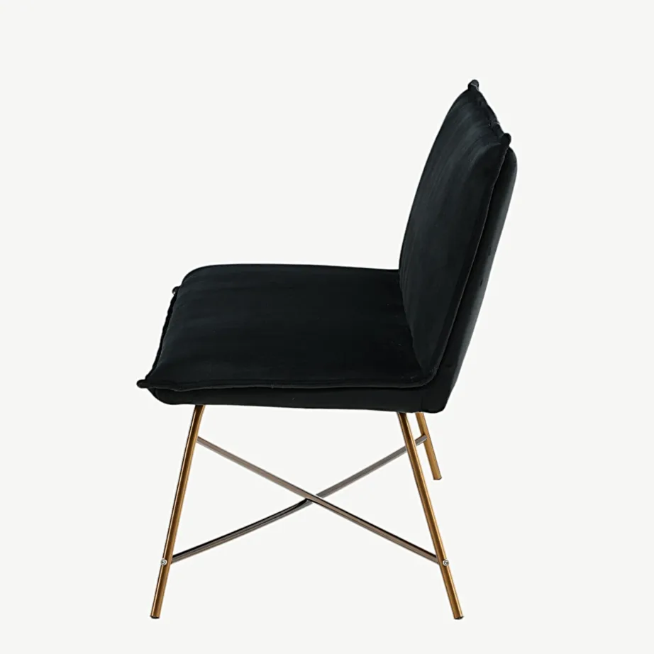 Must sametdiivan vasksete terasjalgadega Petra, 2-kohaline, 15576-888 – 7