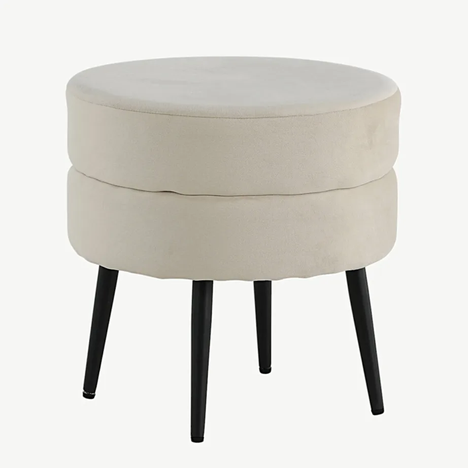 Helebeežist sametist ümmargune Pot tumba mustade terasjalgadega, 15577-880 – 4