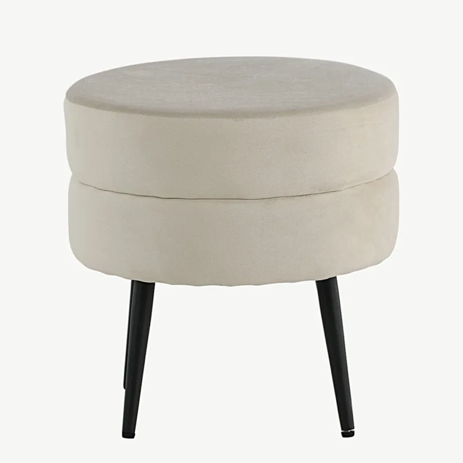 Helebeežist sametist ümmargune Pot tumba mustade terasjalgadega, 15577-880 – 7