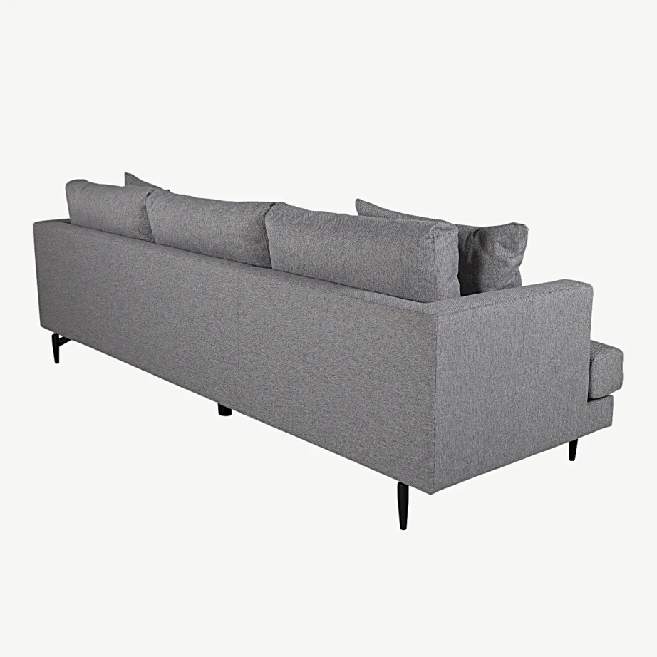 Sofia hall 3-kohaline diivan (polüesterkangas, mustad terasjalad), 15581-665 – 4