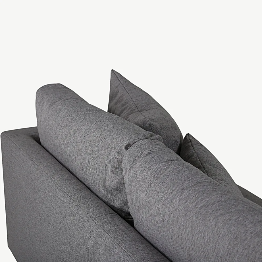 Sofia hall 3-kohaline diivan (polüesterkangas, mustad terasjalad), 15581-665 – 5