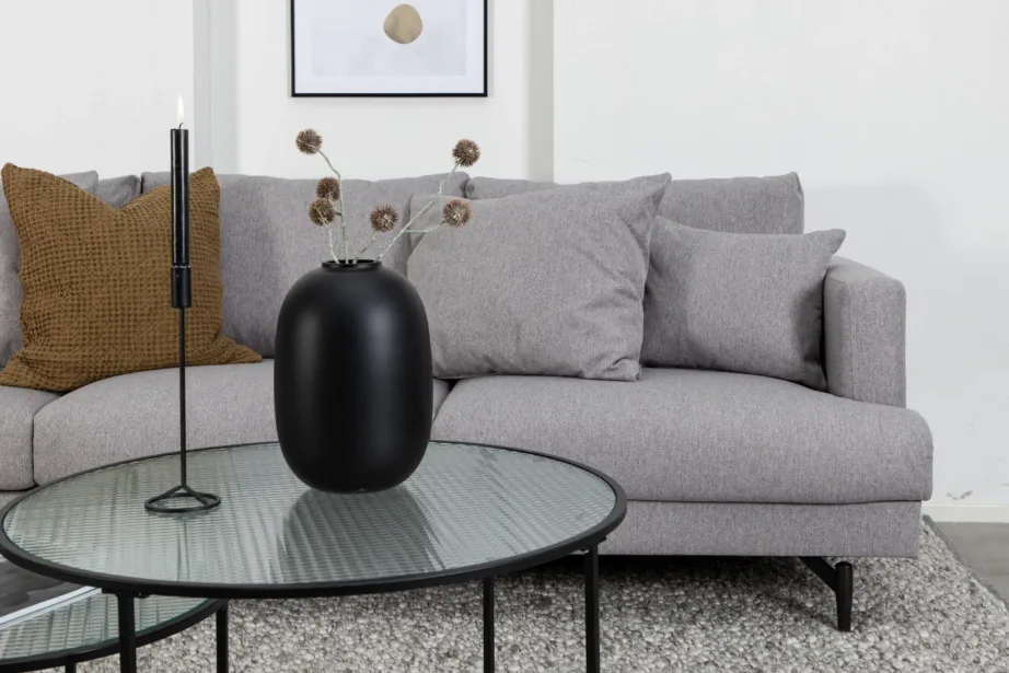 Sofia hall 3-kohaline diivan (polüesterkangas, mustad terasjalad), 15581-665 – 9