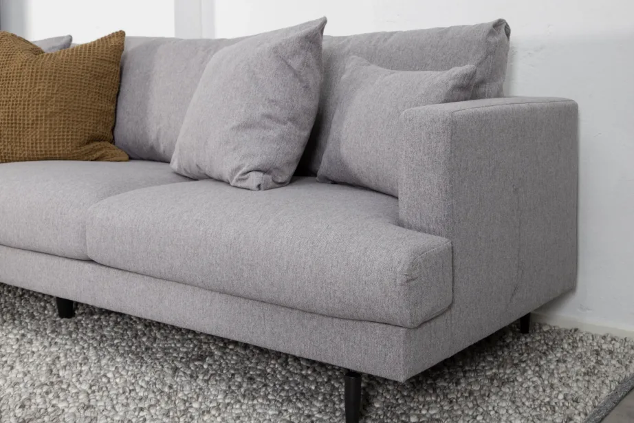 Sofia hall 3-kohaline diivan (polüesterkangas, mustad terasjalad), 15581-665 – 11