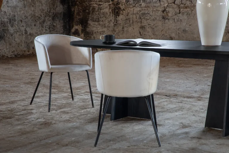 Ovaalne must söögilaud Bootcut, 230x115 cm (MDF, vineer) - 15587-848