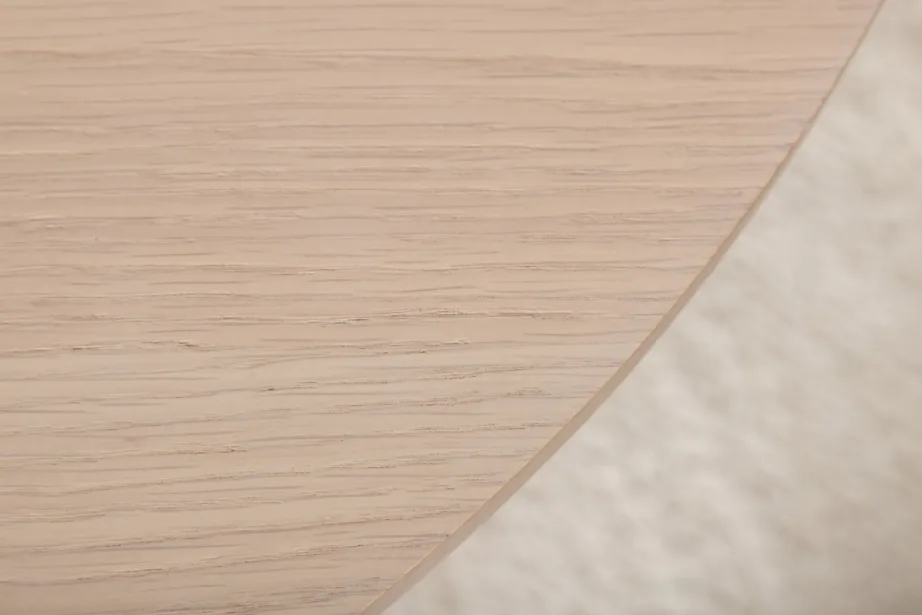 Ovaalne söögilaud Bianca, valgeks peitsitud MDF ja vineer, 200 × 90 cm, 15595-840 – 14