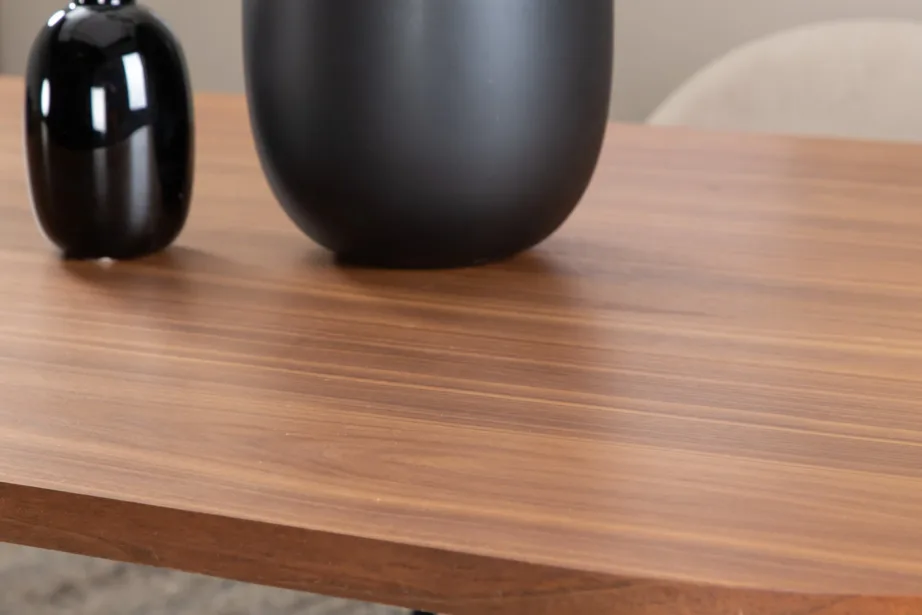 Ovaalne pähklispooniga söögilaud Bianca, soonilise jalaga, 15595-846 – 14