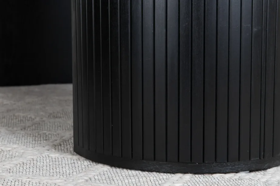 Ovaalne must söögilaud Bianca kollektsioonist, MDF ja musta vineeriga, 15595-848 – 14