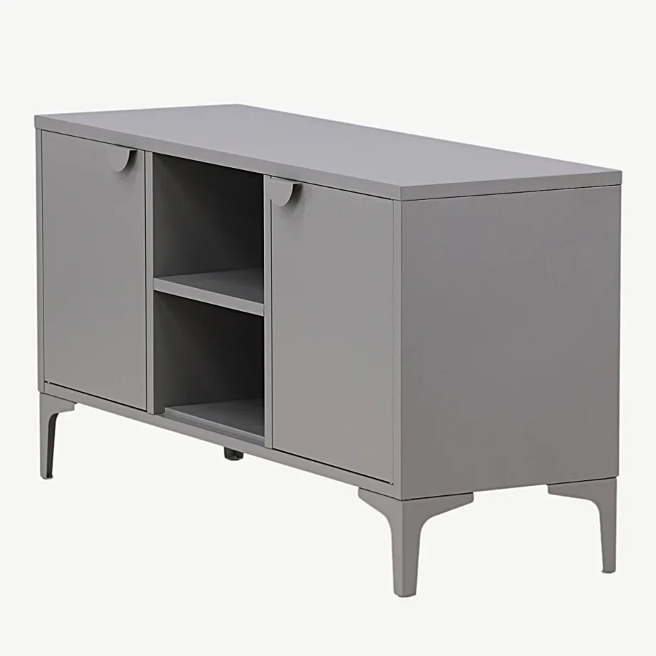 Helehall terasest TV-alus Piring, 120 × 63 cm, 15618-255 – 7