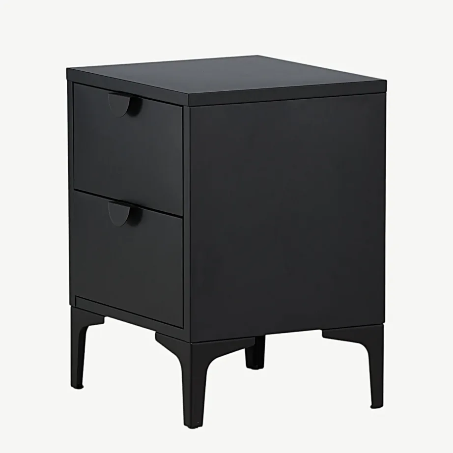 Piringi kahe sahtliga mustast terasest öökapp, 15620-208 – 6