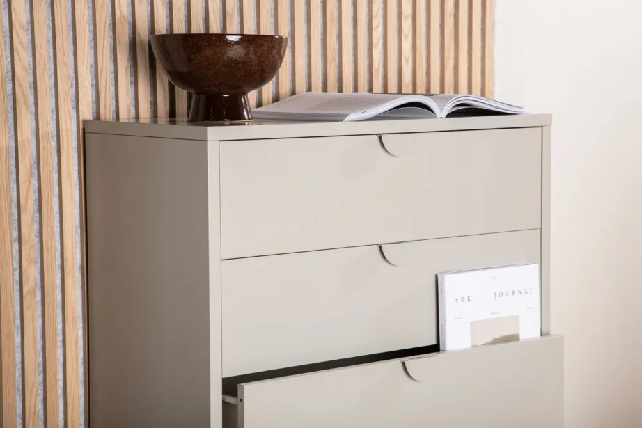 Beež sahtlitega teraskapp Piring, 4 sahtlit, 15621-250 – 11