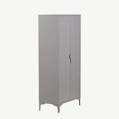 Helehalli viimistlusega metallist riidekapp Piring, 85 × 183 cm - 15622-255