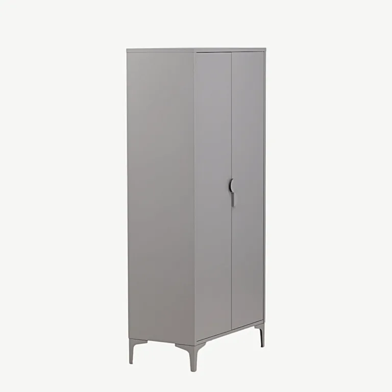 Helehalli viimistlusega metallist riidekapp Piring, 85 × 183 cm - 15622-255