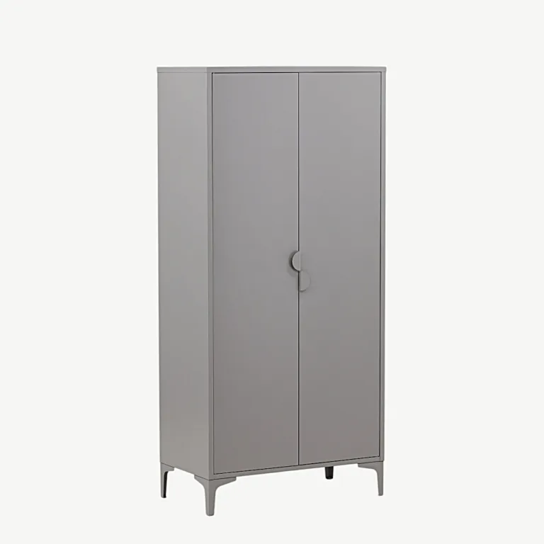 Helehalli viimistlusega metallist riidekapp Piring, 85 × 183 cm - 15622-255