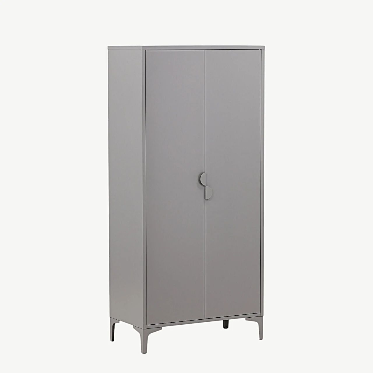 Helehalli viimistlusega metallist riidekapp Piring, 85 × 183 cm - 15622-255
