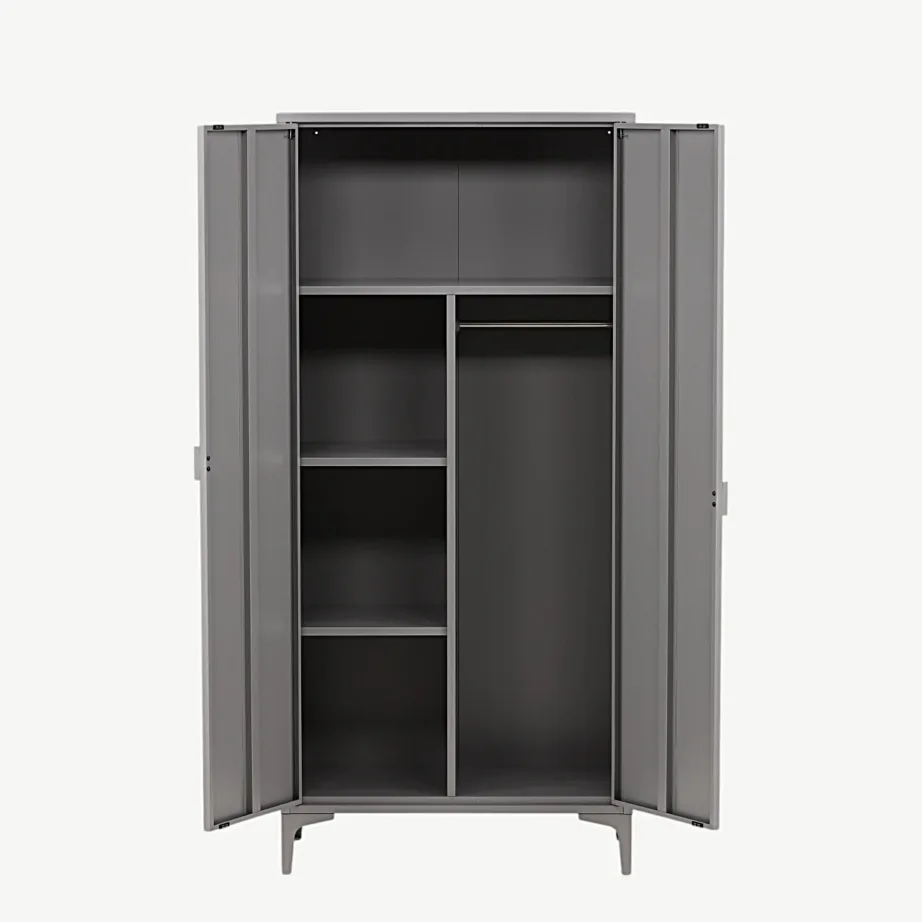 Helehalli viimistlusega metallist riidekapp Piring, 85 × 183 cm, 15622-255 – 4