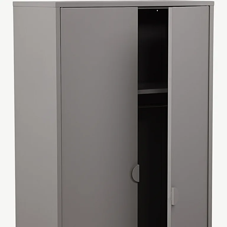 Helehalli viimistlusega metallist riidekapp Piring, 85 × 183 cm - 15622-255