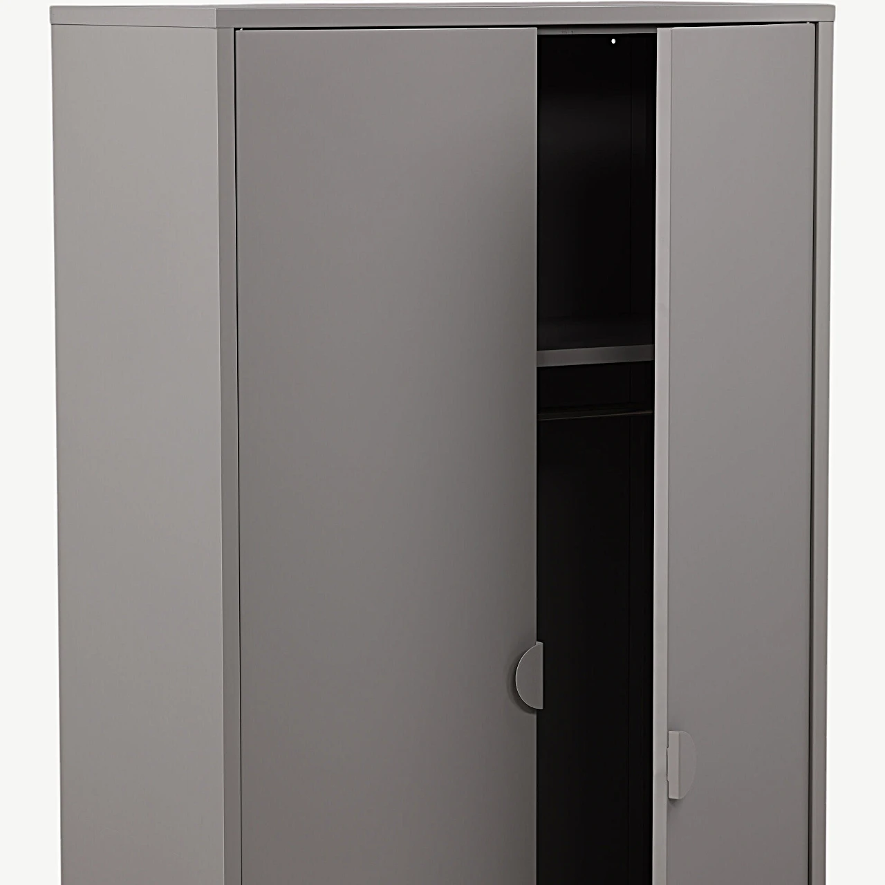 Helehalli viimistlusega metallist riidekapp Piring, 85 × 183 cm - 15622-255