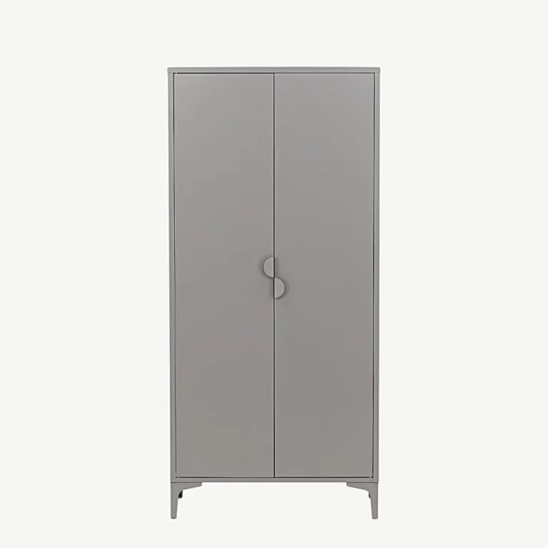 Helehalli viimistlusega metallist riidekapp Piring, 85 × 183 cm - 15622-255