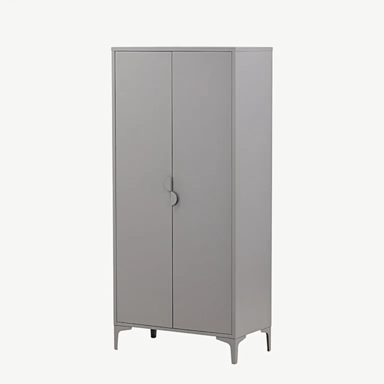 Helehalli viimistlusega metallist riidekapp Piring, 85 × 183 cm - 15622-255