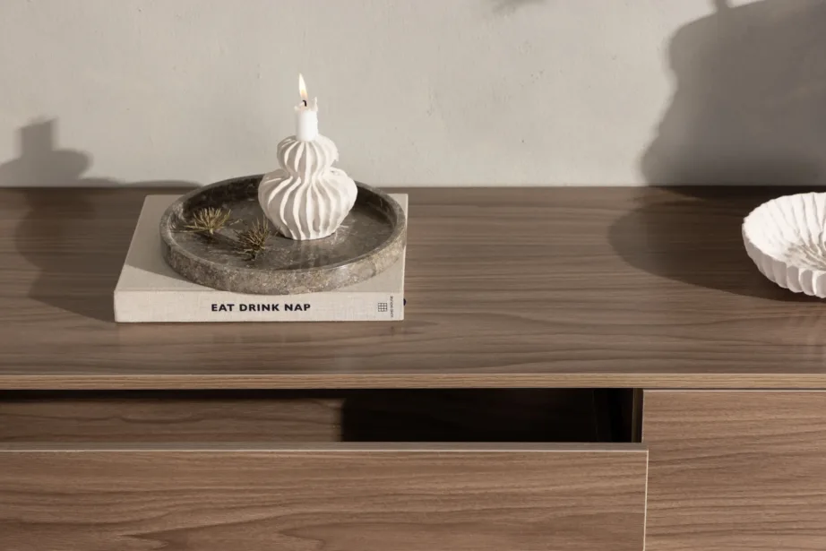 Pähklilookusega panipaigaga TV-alus Frihamn, 160 cm, 15624-041 – 11