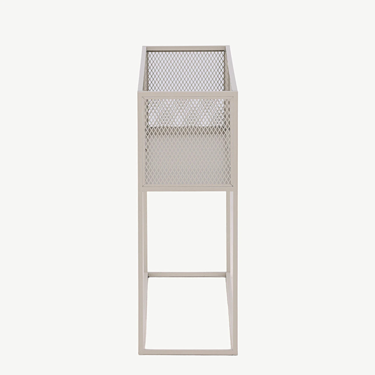 Beežist metallist kõrge võrkriiul Netz (110 × 30 × 80 cm) - 15626-250