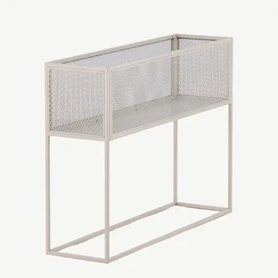 Beežist metallist kõrge võrkriiul Netz (110 × 30 × 80 cm) - 15626-250