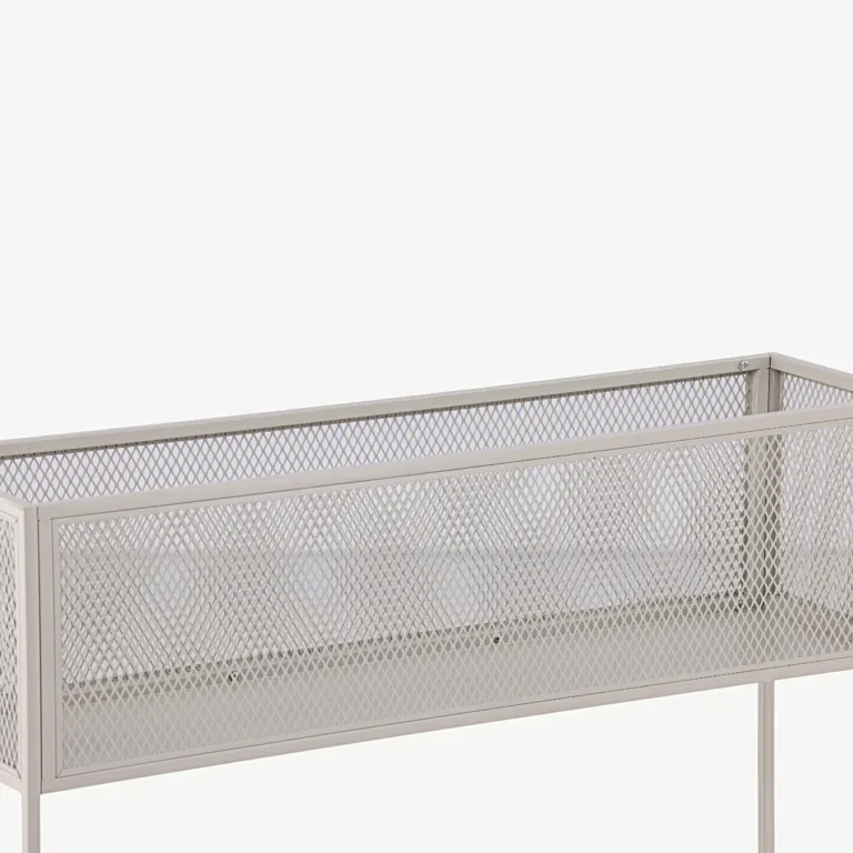 Beežist metallist kõrge võrkriiul Netz (110 × 30 × 80 cm) - 15626-250