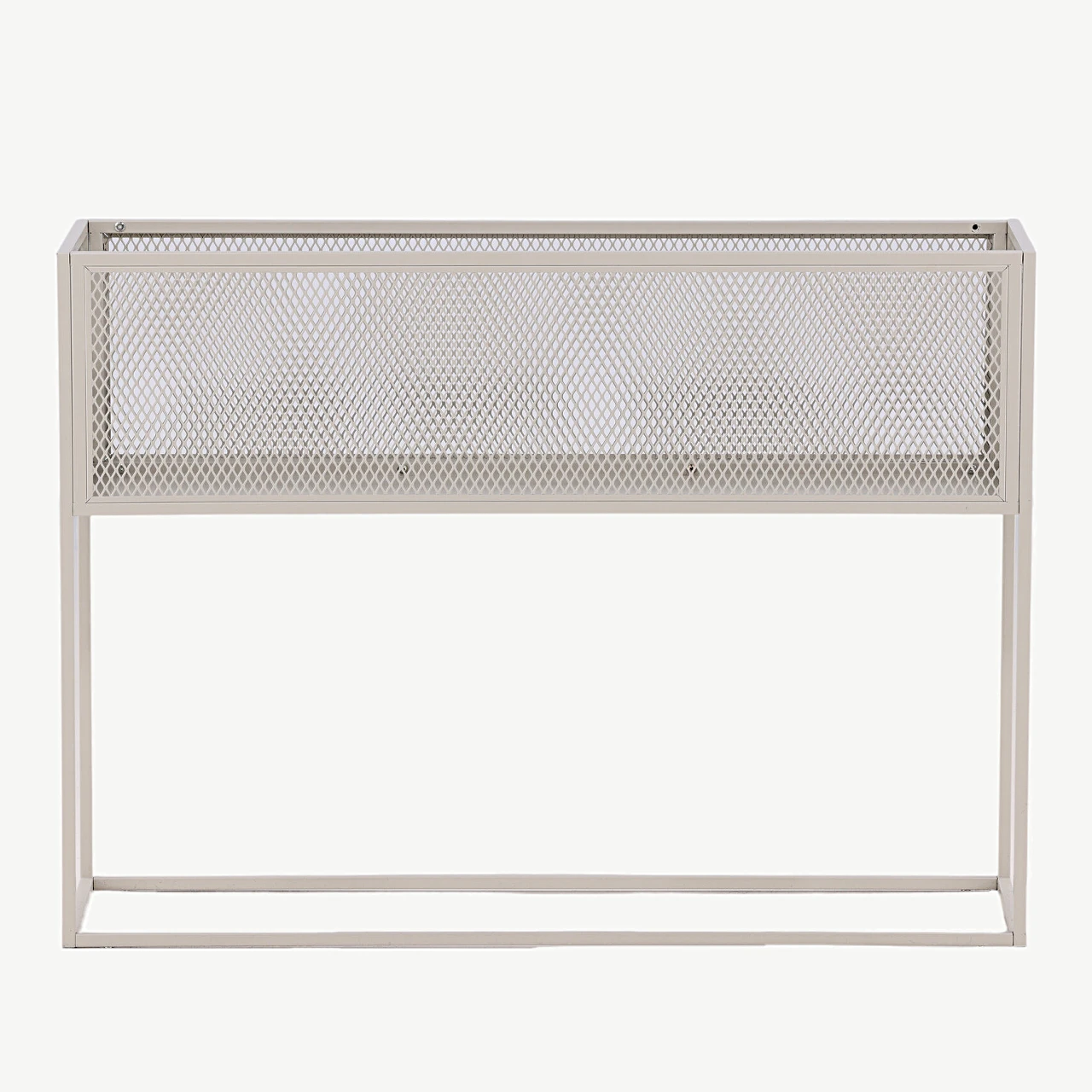 Beežist metallist kõrge võrkriiul Netz (110 × 30 × 80 cm) - 15626-250