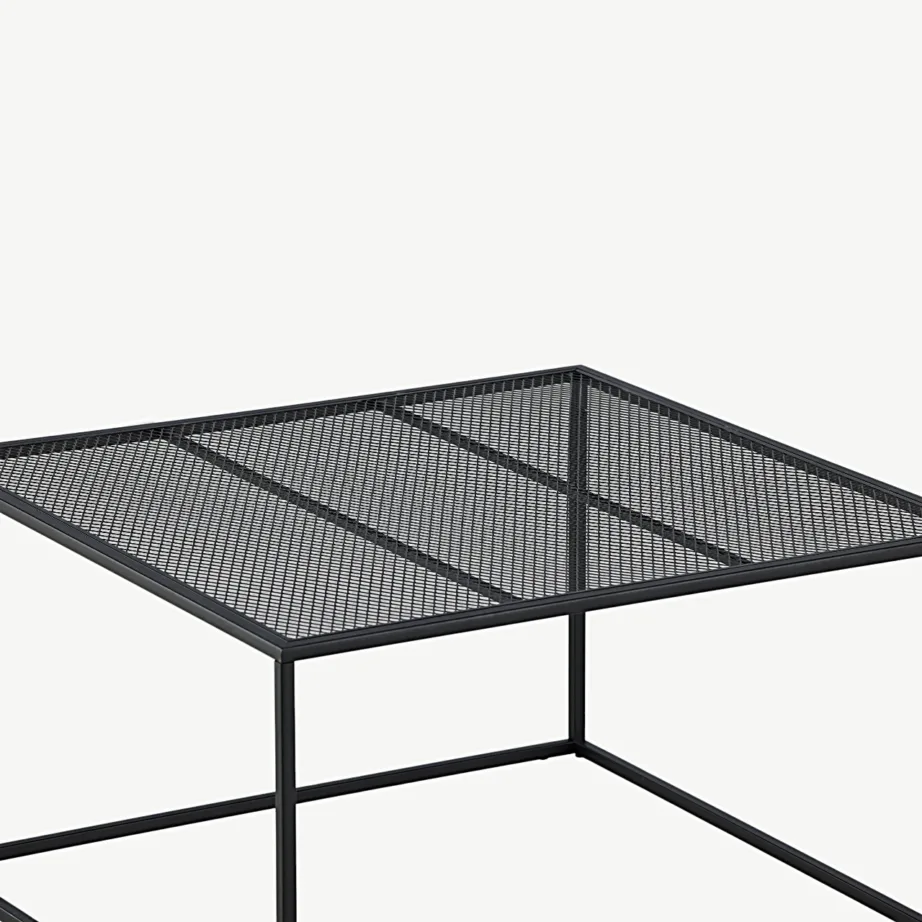 Mustast terasest diivanilaud restriiuliga Netz sarjast, 15627-208 – 4